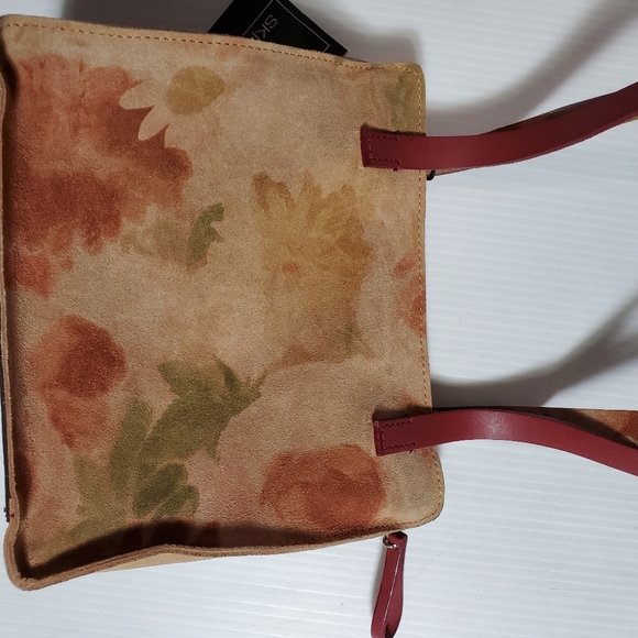 Sk!n Purse Small Leather with Leaf Print - Picture 6 of 8